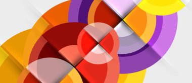 Geometrik tasarım arka plan - daireler