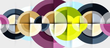 Geometrik tasarım arka plan - daireler