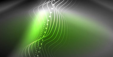 Neon çizgiler parlak parlayan arka plan