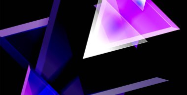 Dinamik üçgen kompozisyon soyut arka plan