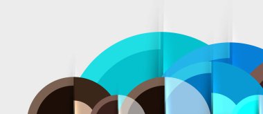 Geometrik tasarım arka plan - daireler