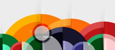 Geometrik tasarım arka plan - daireler