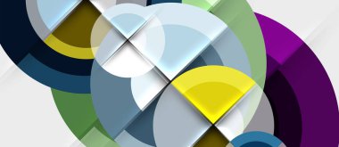 Geometrik tasarım arka plan - daireler