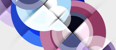 Geometrik tasarım arka plan - daireler