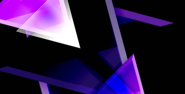 Dinamik üçgen kompozisyon soyut arka plan