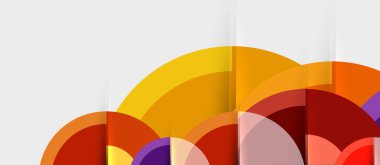 Geometrik tasarım arka plan - daireler