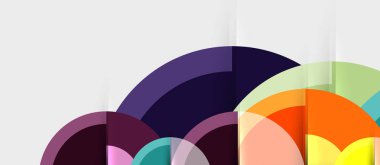 Geometrik tasarım arka plan - daireler