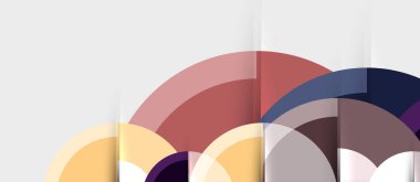 Geometrik tasarım arka plan - daireler