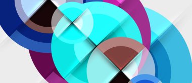 Geometrik tasarım arka plan - daireler