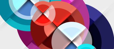 Geometrik tasarım arka plan - daireler