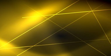 Neon renkli soyut çizgiler