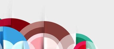 Geometrik tasarım arka plan - daireler