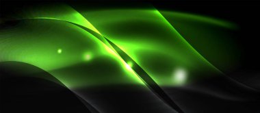 Neon ışık dalgaları