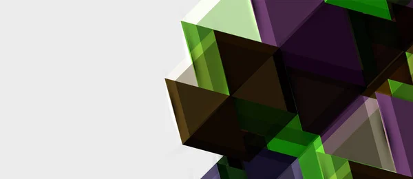 Návrhová prezentace šestiúhelníku nebo brožury, technika moderní design — Stockový vektor