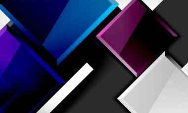 Renk kareler futuristik soyut arka plan