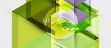 Altıgen vektör iş sunumu veya broşür şablonu, teknoloji modern tasarım