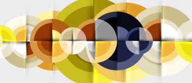 Geometrik tasarım arka plan - daireler