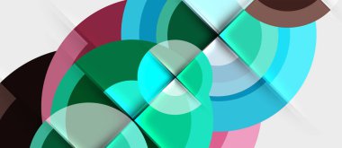 Geometrik tasarım arka plan - daireler