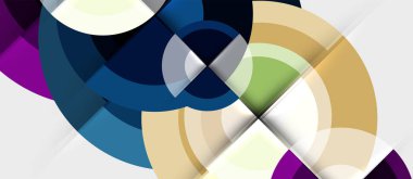 Geometrik tasarım arka plan - daireler