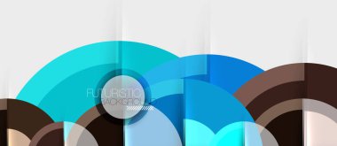 Geometrik tasarım arka plan - daireler