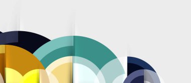 Geometrik tasarım arka plan - daireler