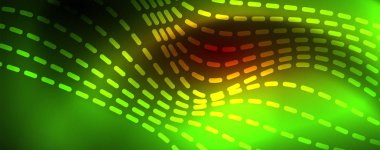 Parlak neon hatları techno Magic futuristik arka plan, sihirli enerji alanı ışık kavramı, soyut arka plan duvar kağıdı tasarım