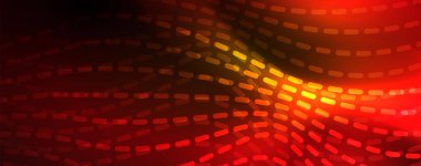 Parlak neon hatları techno Magic futuristik arka plan, sihirli enerji alanı ışık kavramı, soyut arka plan duvar kağıdı tasarım