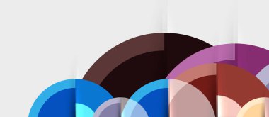 Geometrik tasarım arka plan - daireler