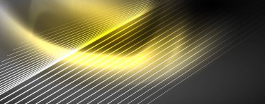 Çizgiler, dış mekan arka planı, parlak ışınları ile renk ışığı