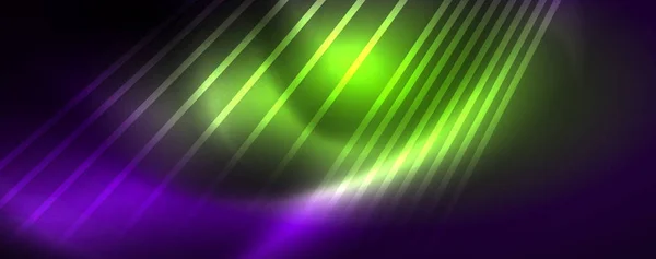 Χρώμα φως με γραμμές, το φόντο του εξωτερικού χώρου, φωτεινές ακτίνες — Διανυσματικό Αρχείο