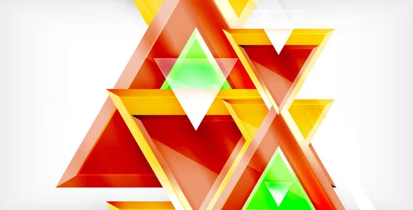 Brillant fond triangles brillant — Image vectorielle