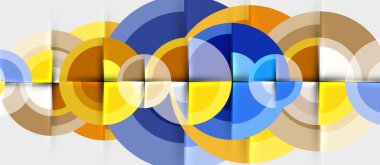 Geometrik tasarım arka plan - daireler