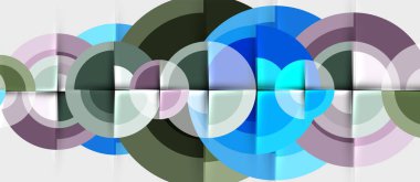 Geometrik tasarım arka plan - daireler