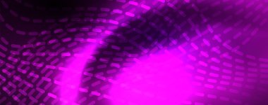 Neon vektör dalga hatları soyut arka plan, sihirli futuristik techno tasarım