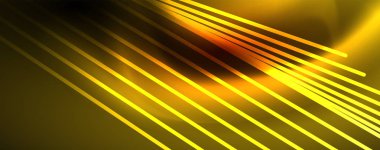 Çizgiler, soyut duvar kağıdı, parlak hareket, sihirli uzay ışığı ile parlak renkli neon ışık. Techno soyut arka plan