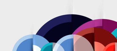 Geometrik tasarım arka plan - daireler