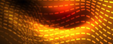 Parlak neon hatları techno Magic futuristik arka plan, sihirli enerji alanı ışık kavramı, soyut arka plan duvar kağıdı tasarım