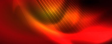 Çizgiler, soyut duvar kağıdı, parlak hareket, sihirli uzay ışığı ile parlak renkli neon ışık. Techno soyut arka plan