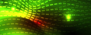 Parlak neon hatları techno Magic futuristik arka plan, sihirli enerji alanı ışık kavramı, soyut arka plan duvar kağıdı tasarım