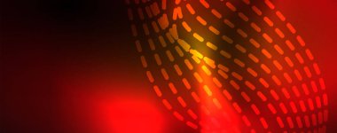 Parlak neon hatları techno Magic futuristik arka plan, sihirli enerji alanı ışık kavramı, soyut arka plan duvar kağıdı tasarım