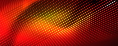 Çizgiler, soyut duvar kağıdı, parlak hareket, sihirli uzay ışığı ile parlak renkli neon ışık. Techno soyut arka plan