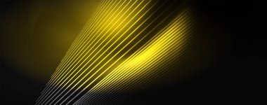 Çizgiler, soyut duvar kağıdı, parlak hareket, sihirli uzay ışığı ile parlak renkli neon ışık. Techno soyut arka plan