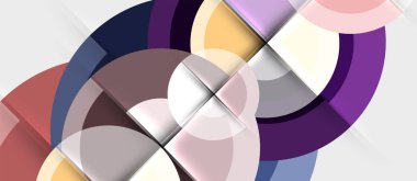 Geometrik tasarım arka plan - daireler