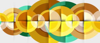 Geometrik tasarım arka plan - daireler