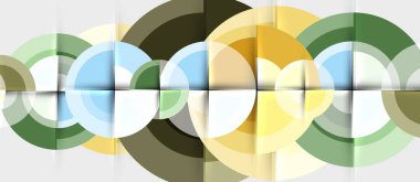 Geometrik tasarım arka plan - daireler