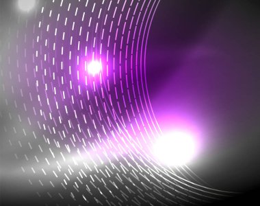 Neon renk parlayan ışıkları ile karanlık alan soyut arka plan