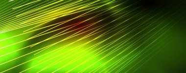 Çizgiler, soyut duvar kağıdı, parlak hareket, sihirli uzay ışığı ile parlak renkli neon ışık. Techno soyut arka plan