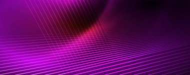 Çizgiler, soyut duvar kağıdı, parlak hareket, sihirli uzay ışığı ile parlak renkli neon ışık. Techno soyut arka plan