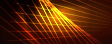 Çizgiler, soyut duvar kağıdı, parlak hareket, sihirli uzay ışığı ile parlak renkli neon ışık. Techno soyut arka plan