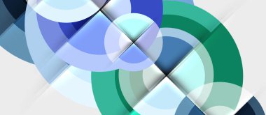 Geometrik tasarım arka plan - daireler